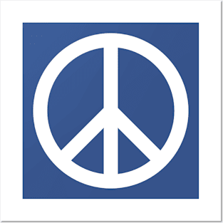 peace logo Posters and Art